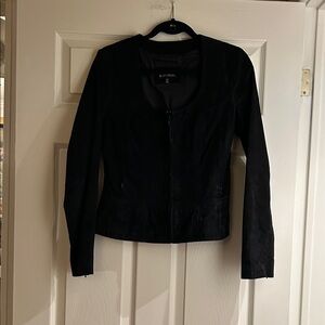 Le Chateau Classic Suede Black Women's Blazer
